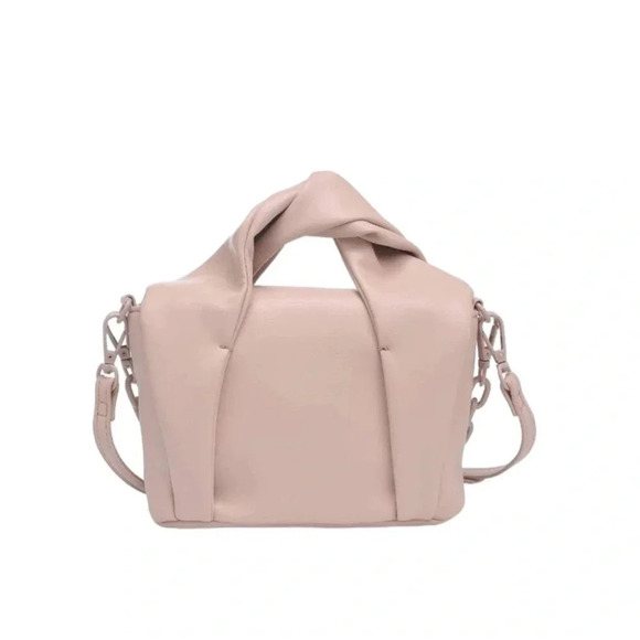 Urban Expressions Vegan Faux Leather Convertible Crossbody Bag Pink NWT - Picture 3 of 12